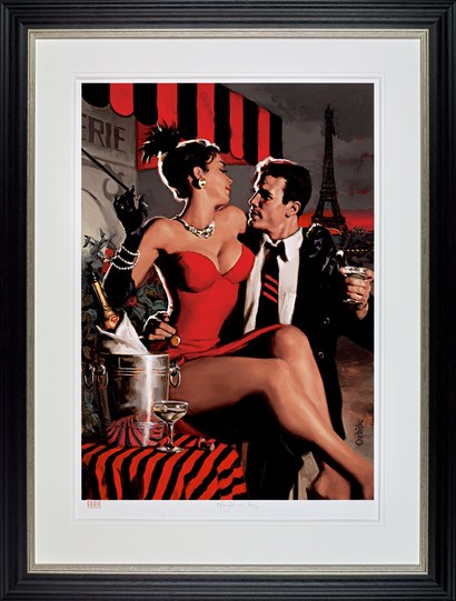 Midnight in Paris by Glen Orbik - Framed Limited Edition on Paper