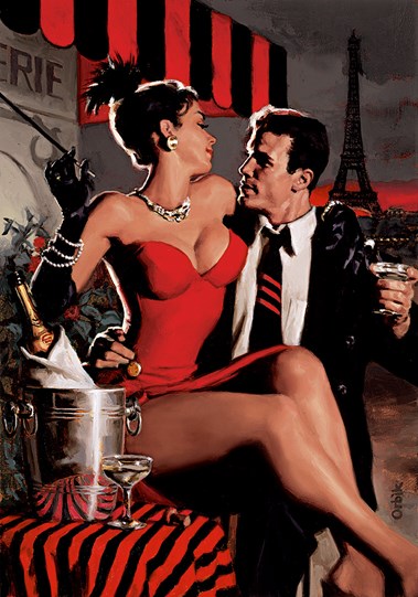 Midnight in Paris by Glen Orbik - Limited Edition on Paper